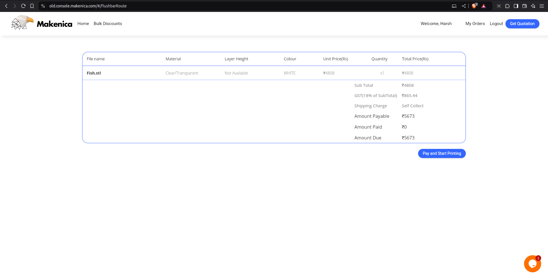 Makencia Console 2.0 - Make Payment