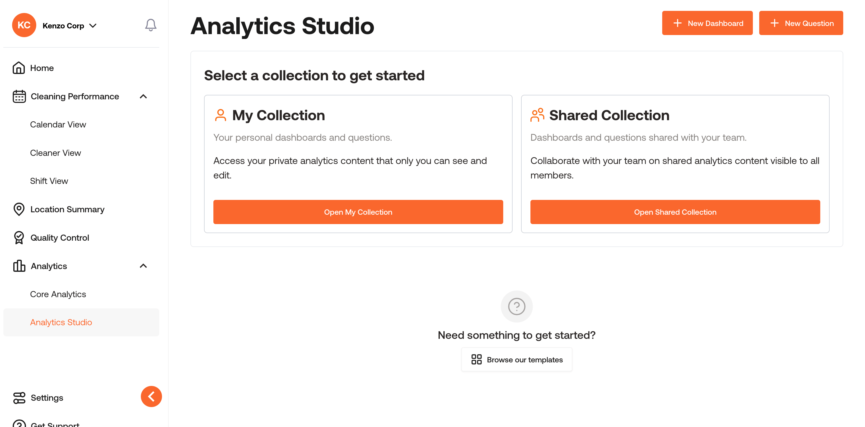 Analytics Studio - Home