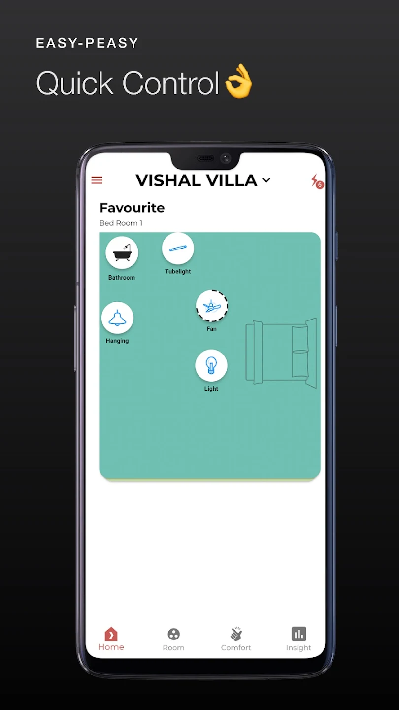 Next Home App - Quick Control