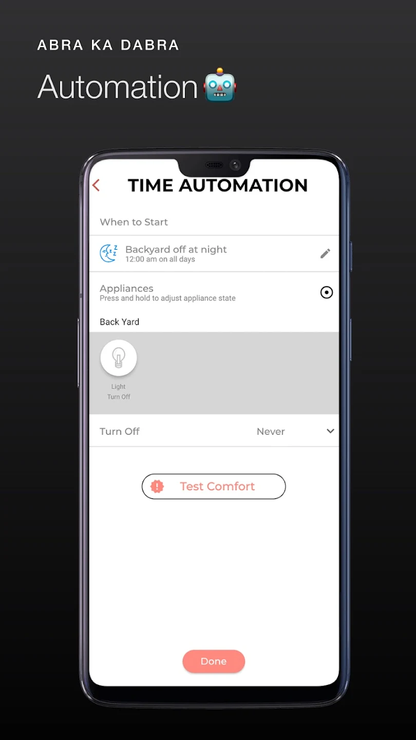 Next Home App - Automation